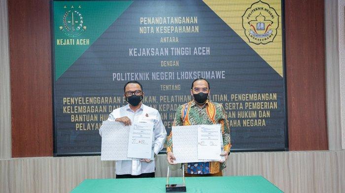 Politeknik Negeri Lhokseumawe dan Kejati Aceh Jalin Kerjasama
