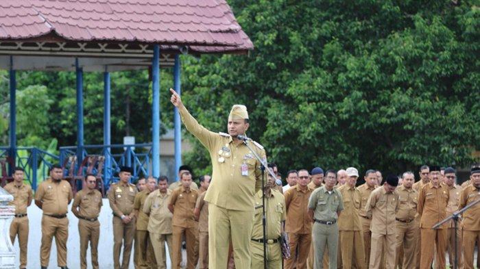 Saat Apel, Pj Wali Kota Lhokseumawe Beberkan Hasil Sidak Hingga Parit Penuh Sampah