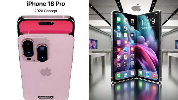 PRODUK BARU- Apple kabarnya akan meluncurkan dua produk baru, yakni iPhone Fold dan iPhone 18 Pro. Namun belum jelas kapan waktunya. (Pinterest)