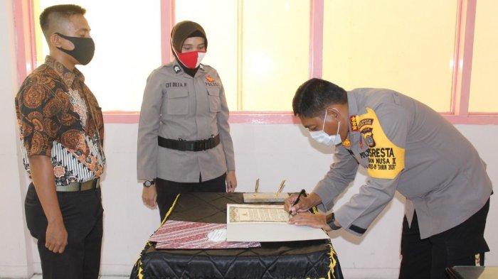Penerimaan Polri, Polresta Lakukan Penandatanganan Pakta Integritas, Ini Pesan Kapolresta Banda Aceh