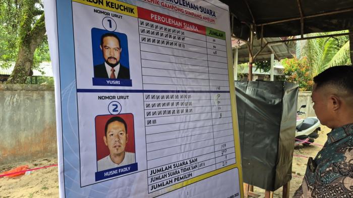 Husni Fadly Pimpin Gampong Simpang Aneuh Aceh Timur, Tumbangkan Petahana