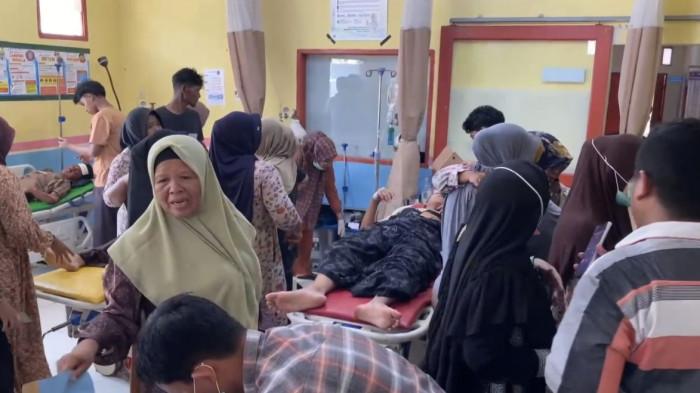Korban Grand Max Terbalik di Simpang Mamplam Tertangani, 1 Orang Dirujuk ke RSUD Bireuen