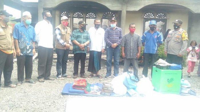 Pemkab dan Polres Bantu Korban Kebakaran, Polisi Ungkap Penyebab Rumah Terbakar