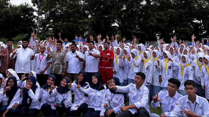 300 Siswa di Lhokseumawe Ikut Latihan Kesiapsiagaan Tanggap Darurat Bencana PMR