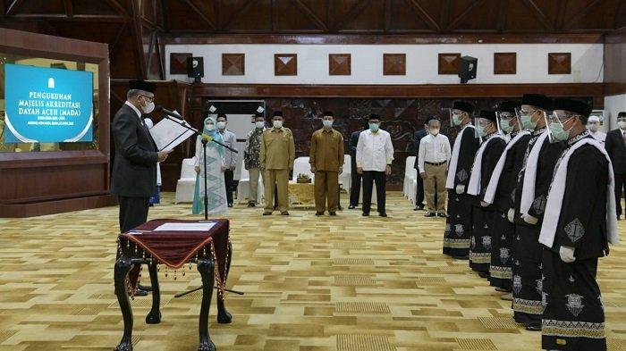 Gubernur Aceh Kukuhkan Majelis Akreditasi Dayah