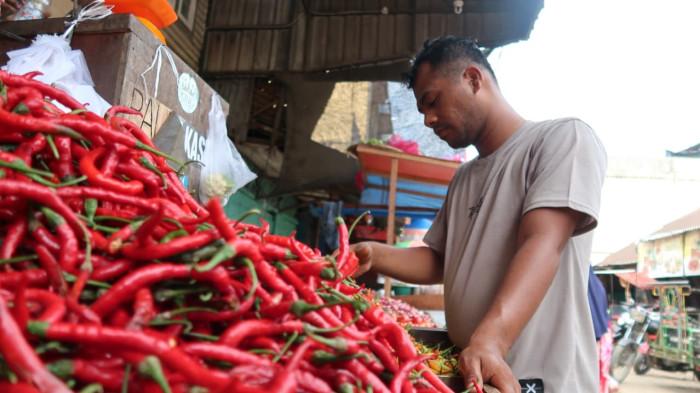 Harga Cabai Merah di Aceh Tamiang Turun Rp 6 Ribu, Ini yang Dikhawatirkan Pedagang