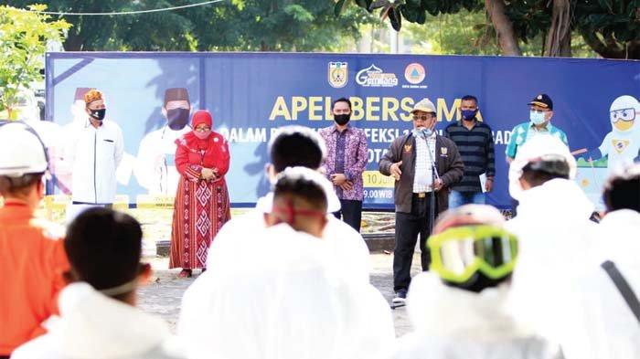 BPBD Semprot Cairan Disinfektan ke Seluruh Kantor Kecamatan di Banda Aceh