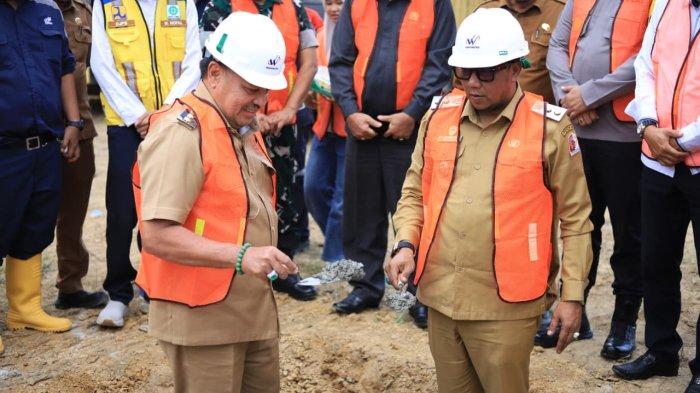 Peletakan Batu Pertama Sekolah Rakyat di Suka Makmue