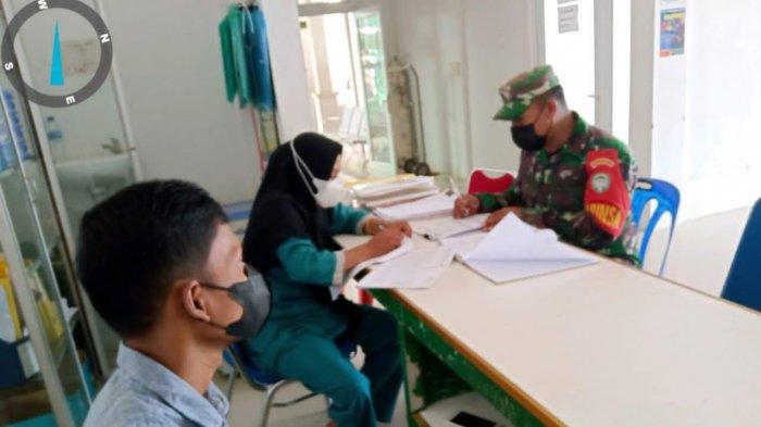 TNI dan Puskesmas Syamtalira Bayu Data Warga Berstatus ODP