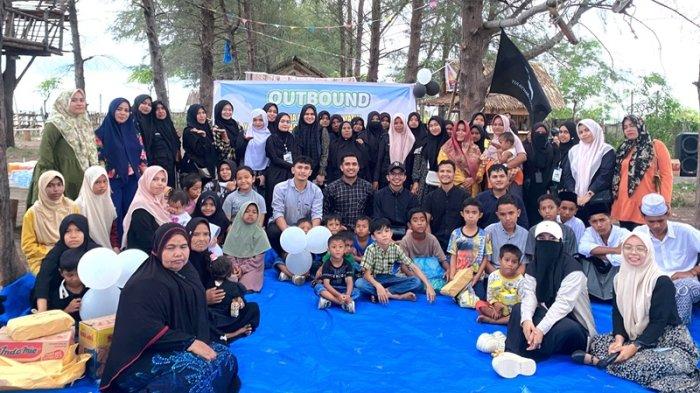 YCA Gelar Outbound Ceria dan Lomba Bersama Yatim Piatu Pidie di Sigli, Dibantu BEM Stikes MNI & HMI