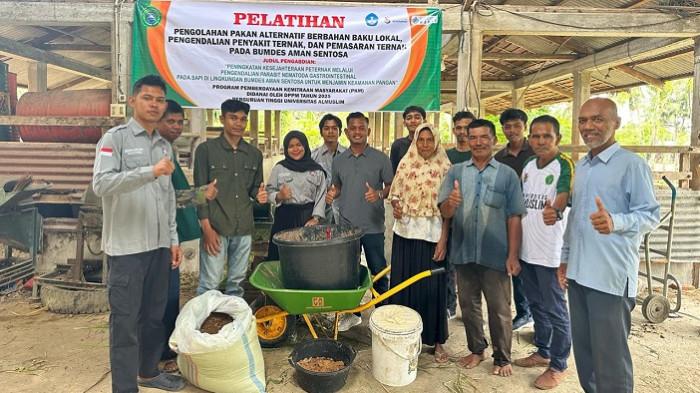 Dosen Umuslim Bireuen Latih Pengurus BUMDes Pengendalian Penyakit Ternak dan Pakan Alternatif