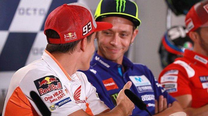 Insiden Kelam di Sepang Tahun 2015 Diungkit Lagi, Marc Marquez dan Valentino Rossi Saling Sindir