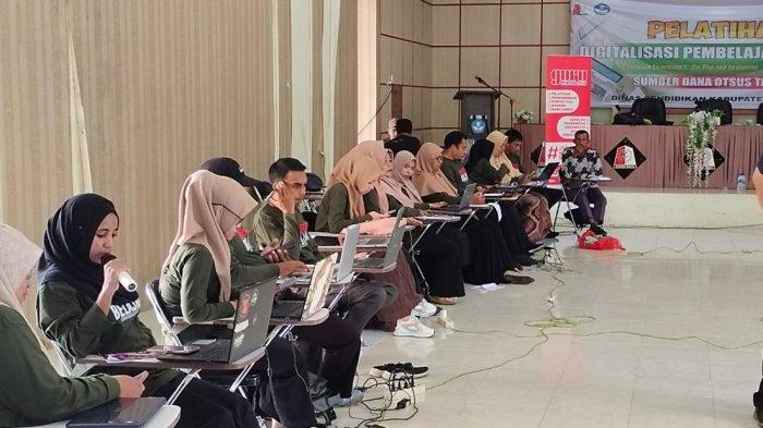 Dinas Pendidikan Nagan Raya Adakan Pelatihan Digitalisasi Pembelajaran Bagi Guru SD