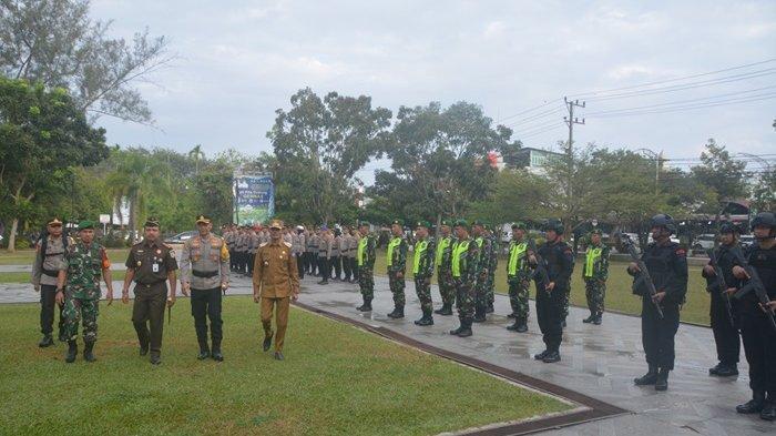 Polres Langsa Geser 386 Personel dan 1.510 Anggota Satlinmas untuk Pengamanan TPS