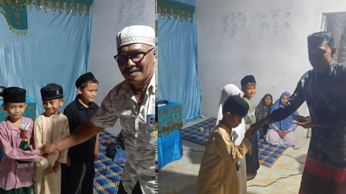 Keuchik Pajar Serahkan Tropi Sayembara TPA Sirajul Mubtadin