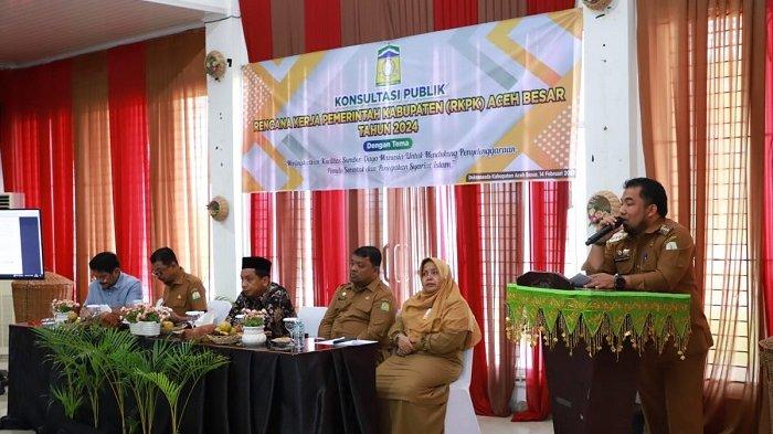 Pj Bupati Aceh Besar Minta OPD Fokus Tingkatkan Ekonomi Warga, Konsultasi Publik RKPK Tahun 2023