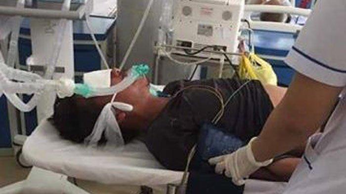 Dokter Nguyen Ngoc Sang dari Departemen Pengobatan Rumah Sakit Cho Ray menjelaskan, keadaan pasien ketika diterima rumah sakit dalam keadaan cedera. (VOV)