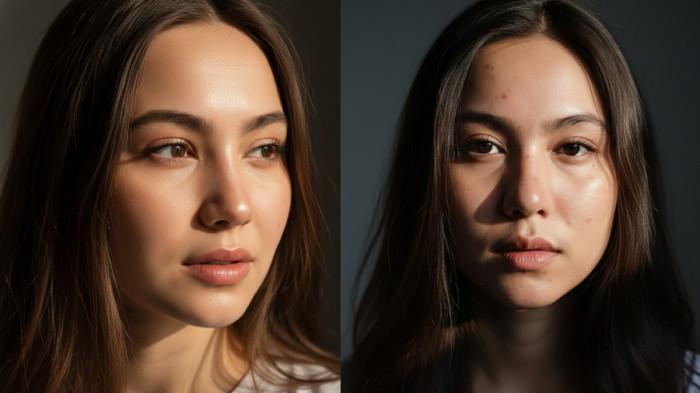 prompt gemini ai Sorotan Keindahan Wajah Alami