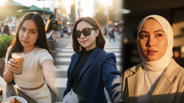 10 Prompt Gemini AI Foto Close Up Cewek Buat Foto Profil, Tema Aesthetic Hingga Misterius Ala Studio