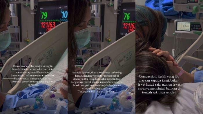 Raisa menangis di atas tubuh ibunya yang baru saja dioperasi, istri Hamish Daud ucapkan hal ini pada sang ibu!