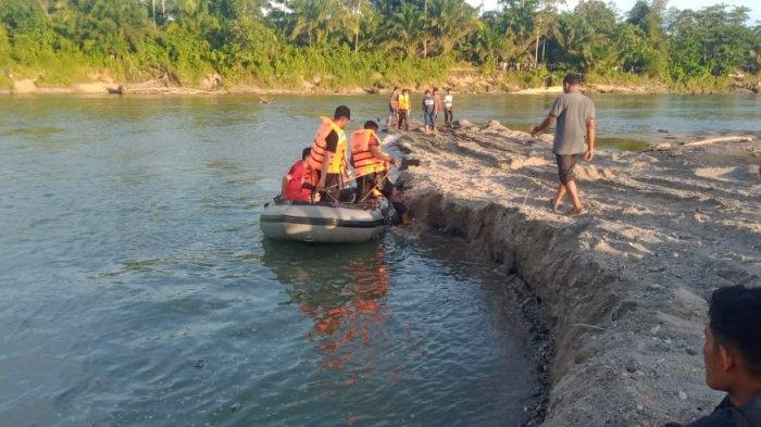 Remaja Tenggelam di Krueng Tripa Nagan Raya belum Ditemukan, Tim Gabungan Lanjutkan Pencarian