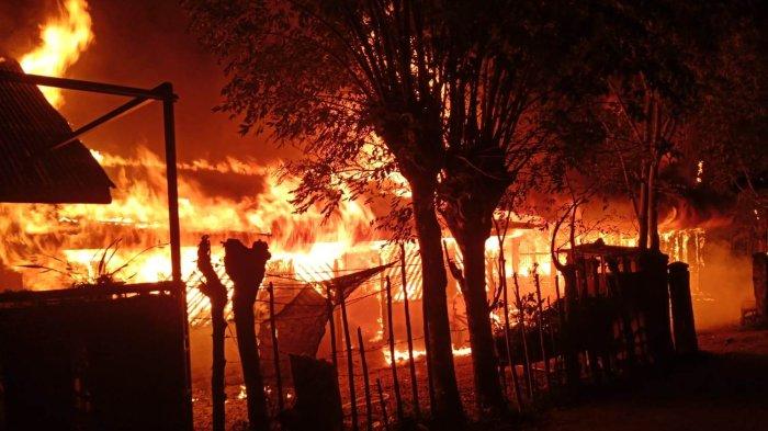 4 Rumah di Krueng Barona Jaya Terbakar, Ini Dugaan Penyebab, Pj Bupati Konsolidir BPBD dan Dinsos