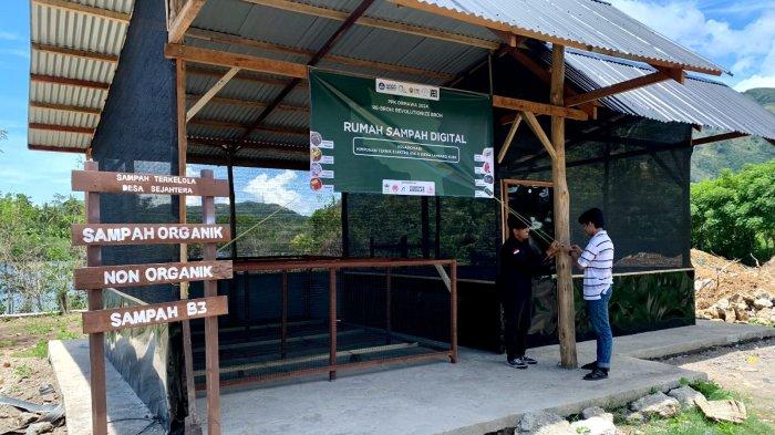 Himatektro USK Ciptakan 'Rumah Digital untuk Sampah', Desa Lambaro Kueh Jadi Desa Wisata Bersih