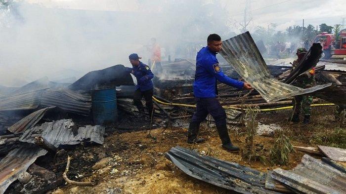 Penghuninya Mudik Lebaran, Rumah Kost di Lamtamot Musnah Terbakar