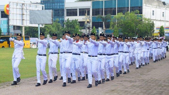 Santri Misbahul Ulum Jadi Komandan Upacara Peringatan Hari Santri Nasional di Lhokseumawe