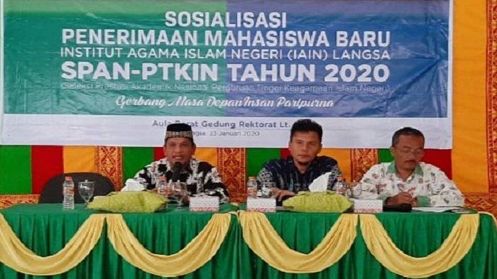 IAIN Langsa Sosialisasikan PMB kepada Kepala SMA di Langsa