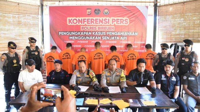 7 Tersangka Pengancaman Bersenpi di Bireuen Terancam Hukuman Mati, Polisi Juga Buru 3 Pelaku Lain