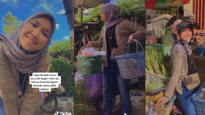Tetap Tersenyum, Gadis Cantik Ini Tak Malu Jualan Sayur Keliling, Terungkap Kisah Sedih Dibaliknya