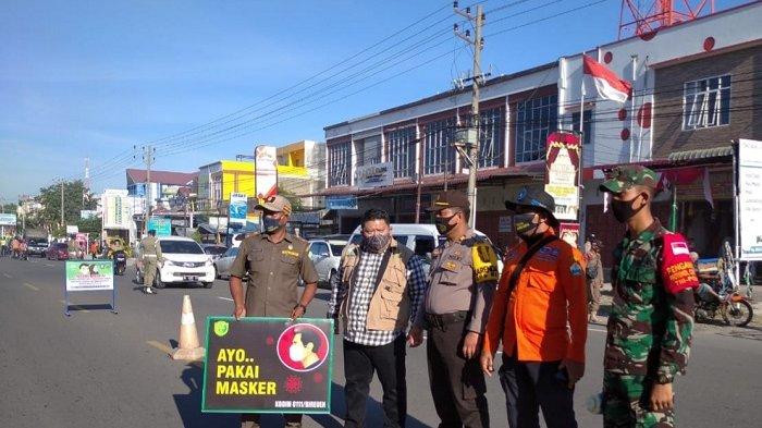 Terjaring Razia Masker, 78 Warga Bireuen Diingatkan Tim Satgas Covid-19 dan Teken Surat Perjanjian