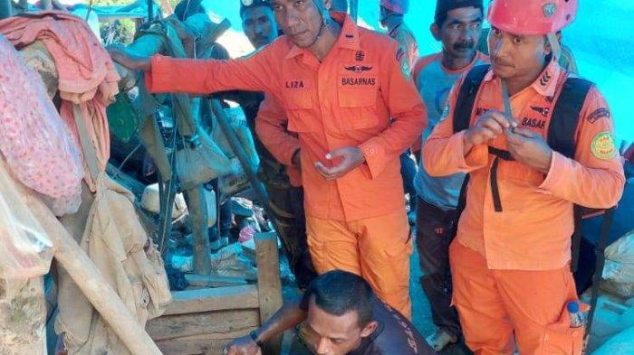 Nahas, Sedang Gali Lubang, Tiba-tiba Dinding Runtuh dan Timbun Penambang Emas Tradisional