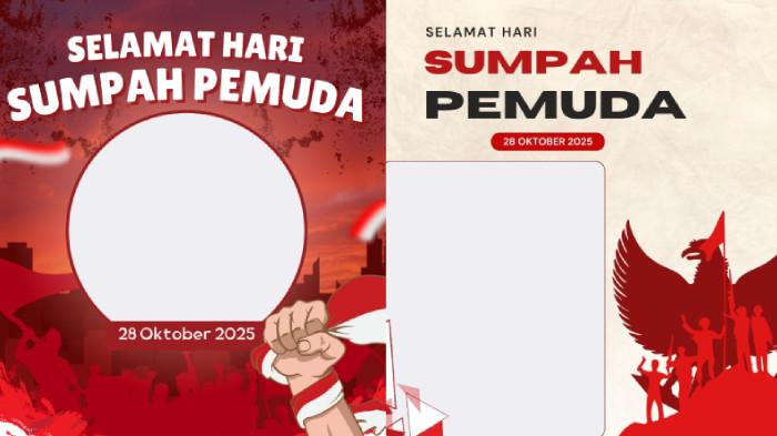 28 Twibbon Hari Sumpah Pemuda 2025, Pilih Bingkai Foto Merah Putih Untuk Rayakan Momen Bersejarah