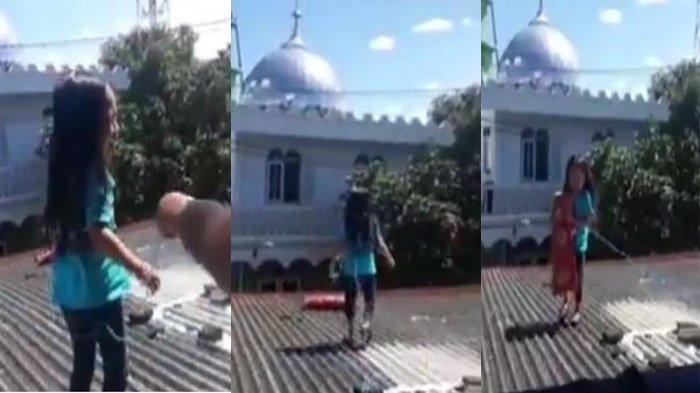Viral Video Bocah Dipaksa Ambil Bantal di Atap Rumah, Pinggang Diikat, Warganet Kecam Orangtuanya