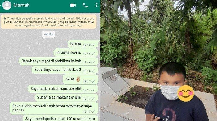 Viral Bocah SD Pamer Nilai Rapot hingga Tanya 'Mama Sedang Ngapain' ke WA Ibu yang Telah Tiada