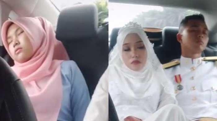 VIRAL Pengantin Wanita Terkapar dalam Mobil Setelah Foto Pernikahan