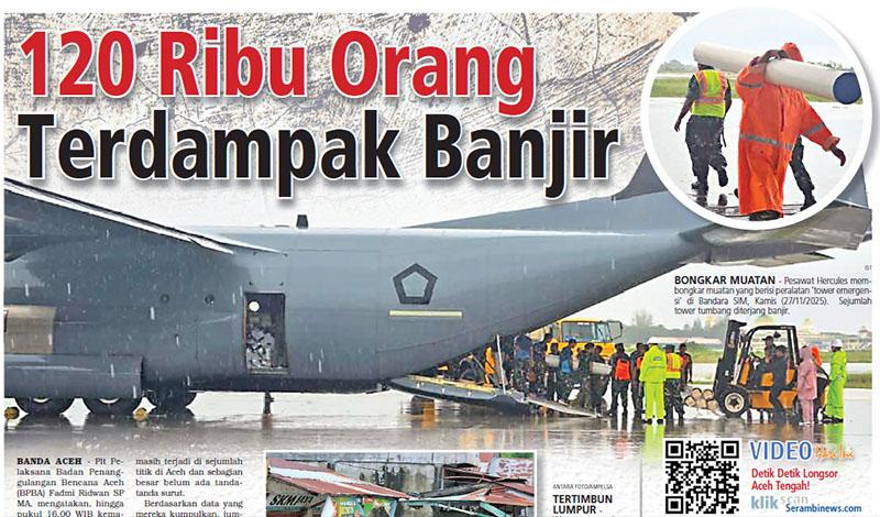 120 Ribu Orang Terdampak Banjir