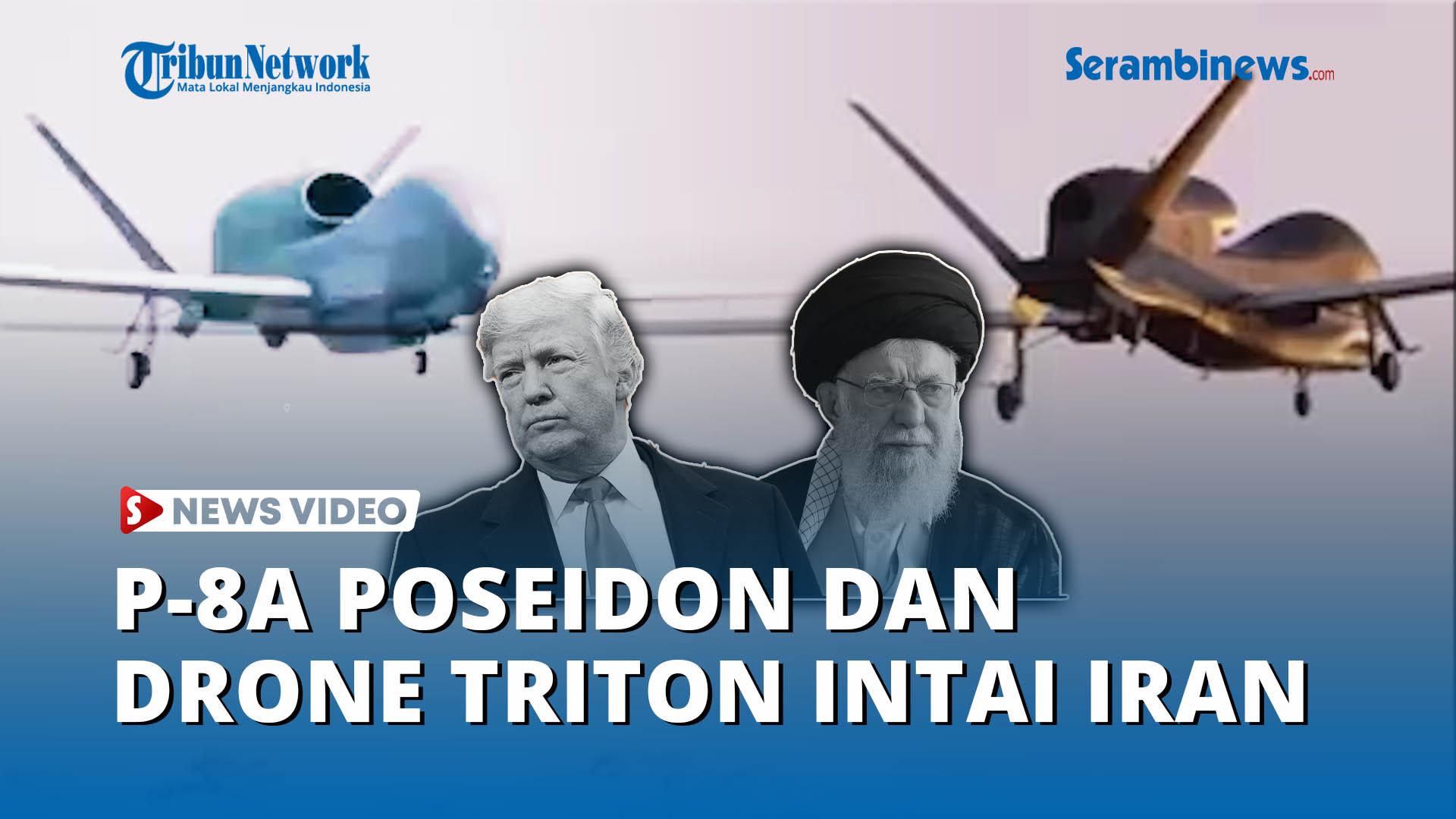 VIDEO - AS Kirim P-8A Poseidon dan Drone Triton Intai Iran, Dua Kali Putari Selat Hormuz