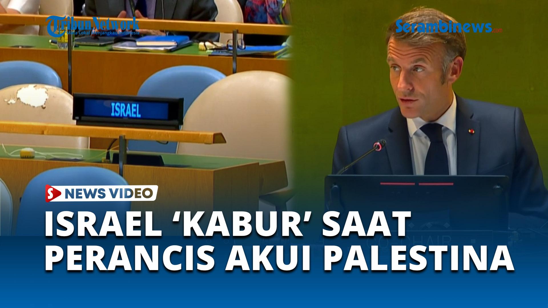 VIDEO Amerika dan Israel Tidak Hadir Saat Prancis Akui Negara Palestina di KTT PBB
