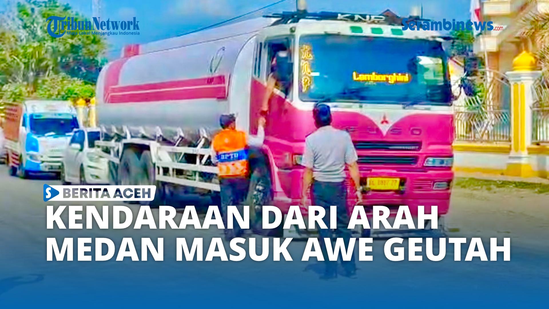 VIDEO - Kendaraan dari Arah Medan Dialihkan ke Jembatan Awe Geutah 