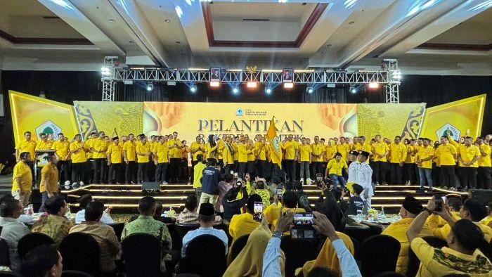 Bahlil Lantik Pengurus DPD Golkar Aceh, Salim Fakhry Optimis Tambah Kursi Dewan - Serambinews.com
