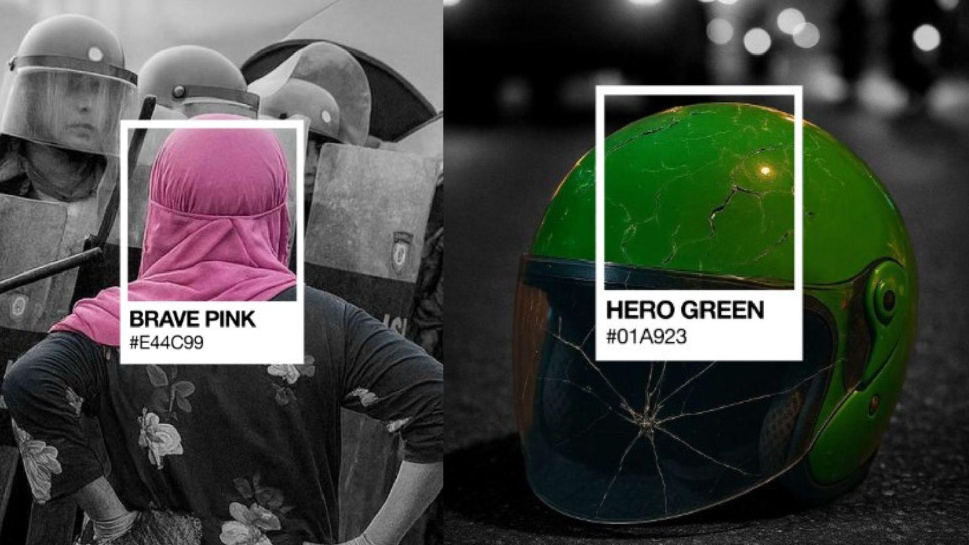 Viral Brave Pink dan Hero Green di Medsos! Warganet Ramai Ubah Foto Profil, Begini Caranya - Serambinews.com