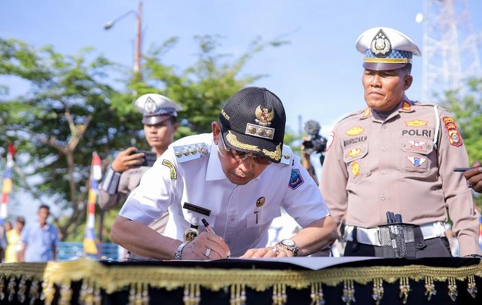 Deklarasi Keselamatan Lalu Lintas di Pidie Jaya, Nyak Syi: Jadi Tanggungjawab Bersama 