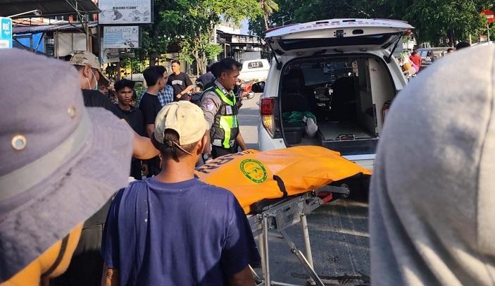 Diduga Frustasi, Pria tak Beridentitas Tabrakan Diri ke Mobil Melintas di Terminal Terpadu Langsa