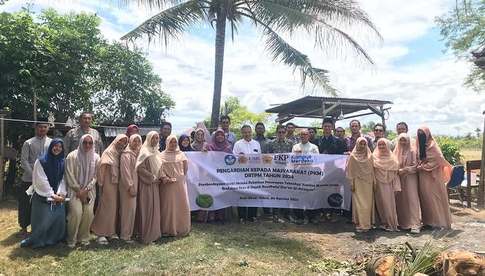 Dosen FKP USK Perkenalkan Budidaya Ikan dengan Teknologi Yumina Bumina  kepada Santri - Serambinews.com