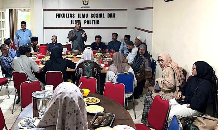 Dosen Ilkom Unimal Isi Kultum dengan Paparkan Komunikasi Damai Saat Buka Puasa Bersama