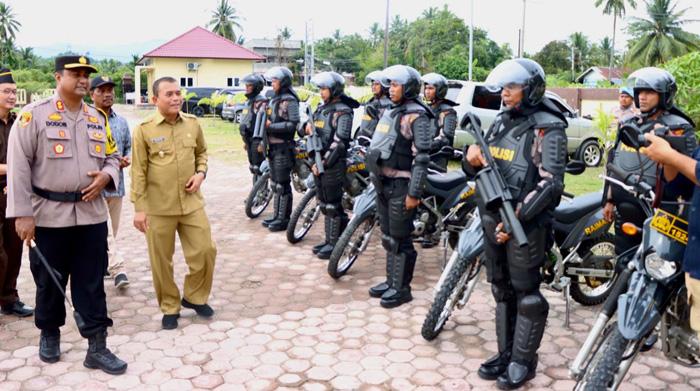 Gelar Operasi Mantap Brata Seulawah, Kapolres Pijay Cek Kesiapan Pasukan Pengaman Pemilu 2024