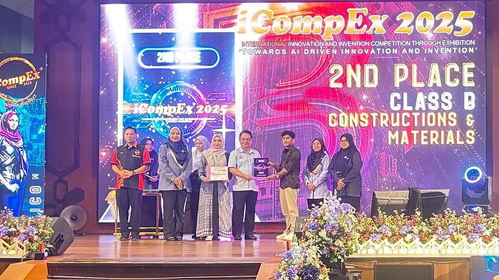 Fakultas Teknik Abulyatama Raih Juara 2 iCompEx 2025 di Malaysia